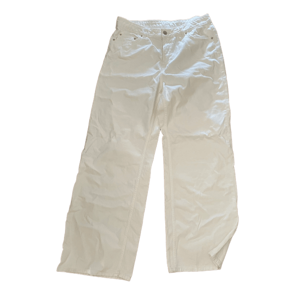 Hvide H&M wide-leg jeans
