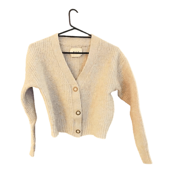 Beige Pulz Jeans cardigan