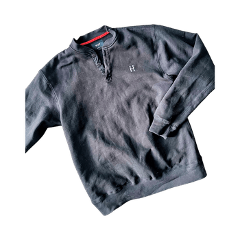 Musta HUF collegepusero