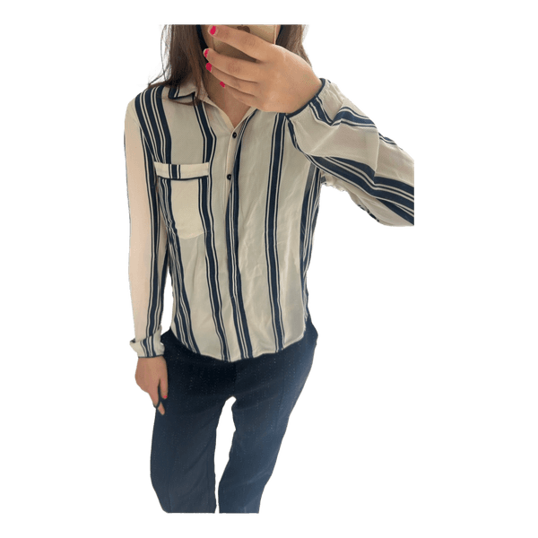 Striped long sleeve shirt