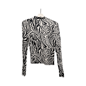 5 apple zebra long-sleeved top