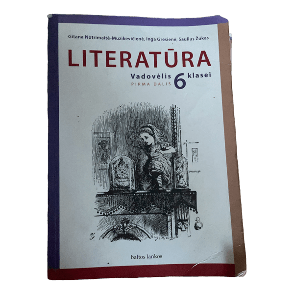Literature textbook for 6th grade