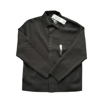 Uniqlon oliivinvihreä ribbed neuletakki