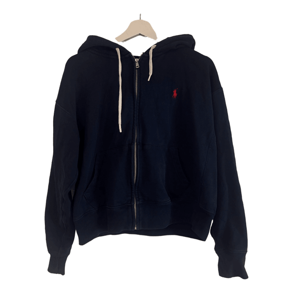 Mørkeblå Ralph Lauren hættetrøje