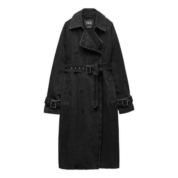 Zara Denim Trenchcoat