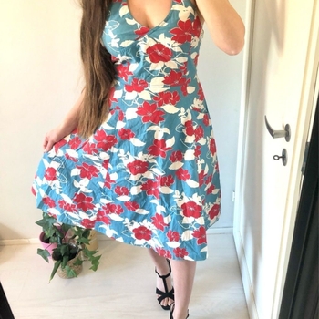 Kukka kellohelma mekko