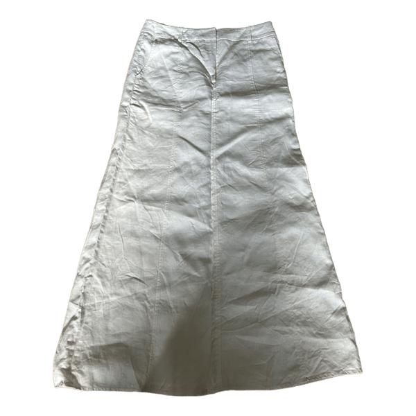 Next white linen maxi skirt