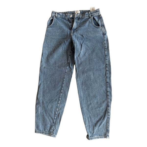 Blue denim jeans