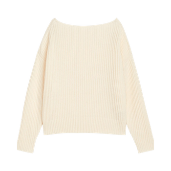 ARKET ecru ribbed wool sweater - new!