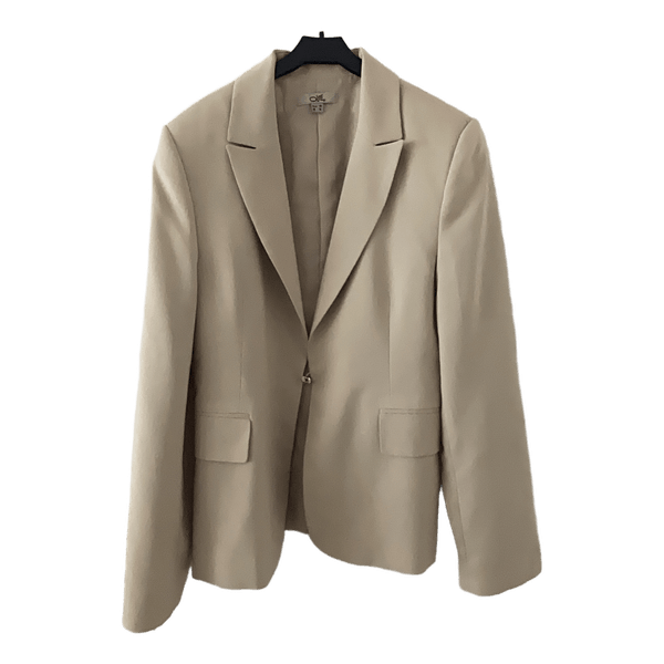 Beige blazer jacket
