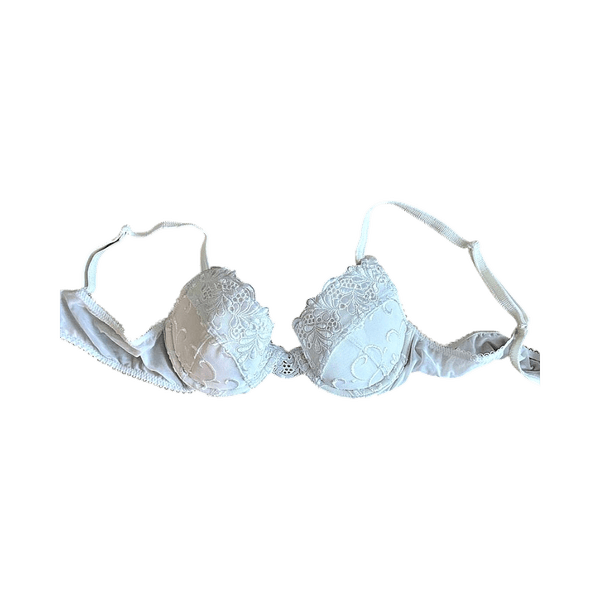 White lace bra