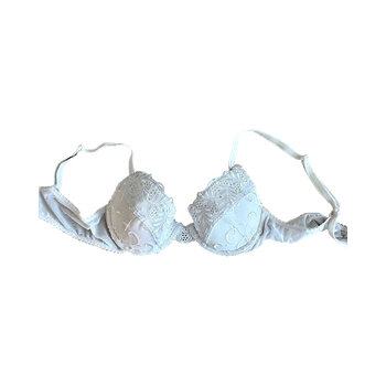 White lace bra