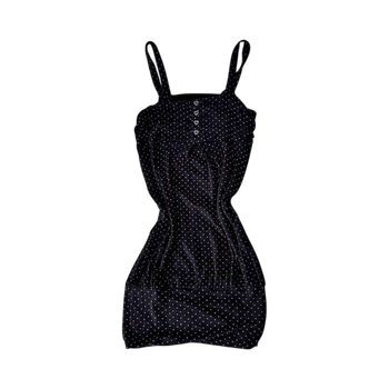 Lilmissi Black polka dot Y2K top