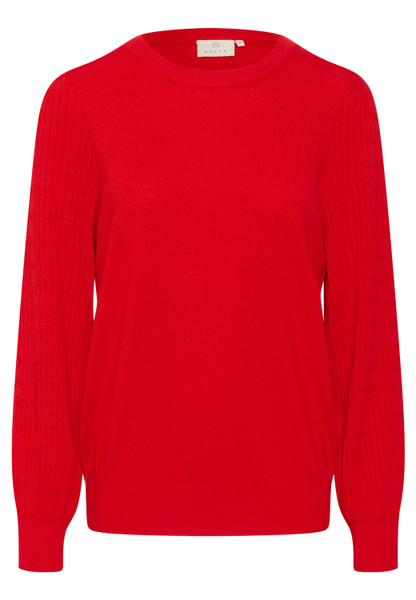 Fiery Red Knit
