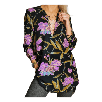 Floral print blouse