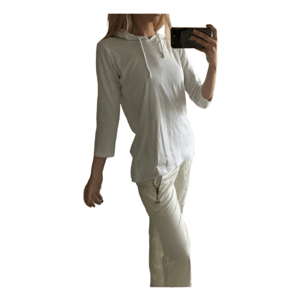 Hvid hættetrøje fra Clinic Dress