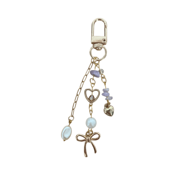 Bag charm ametisti