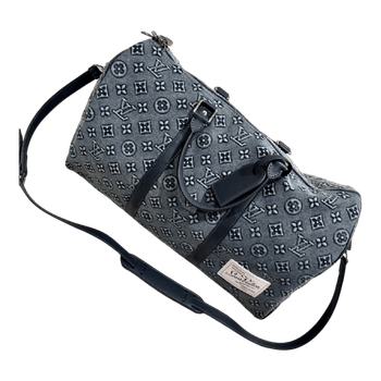Louis Vuitton Keepall Bandoulière 50 Monogram Washed Denim