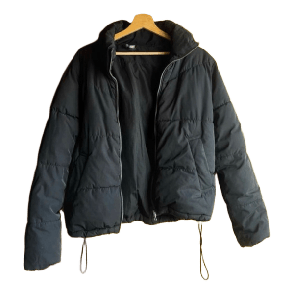 Black puffer jacket