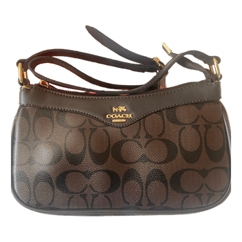 Coach monogram shoulder bag