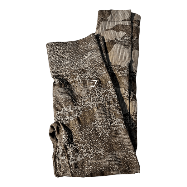 Gymshark ruskeat leggingsit