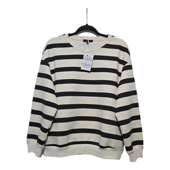 Striped cotton sweatshirt