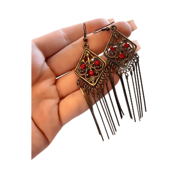 Vintage style dangle earrings