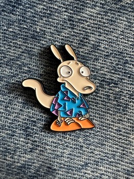 Rocko enamel pin
