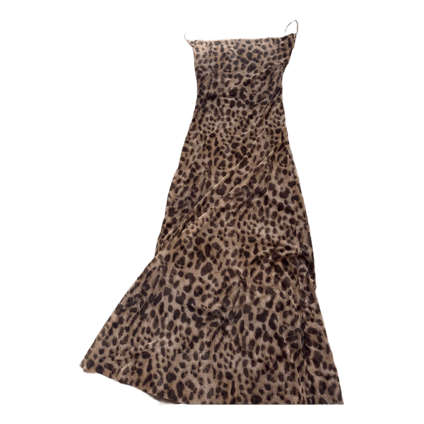 Leopard print maxi dress