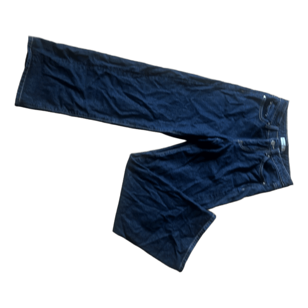 Mørkeblå wide leg jeans