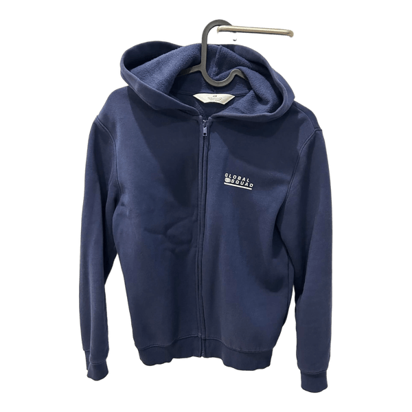 Navy zip hoodie