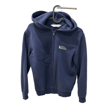Navy zip hoodie