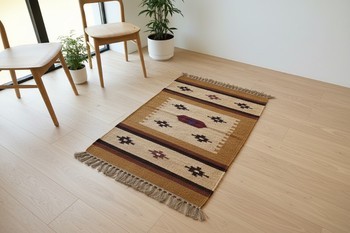 Chenille-Dhurrie matto, 60 x 90 cm