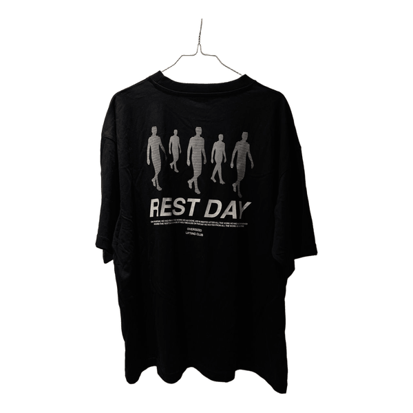Oversized lifting club rest day tee