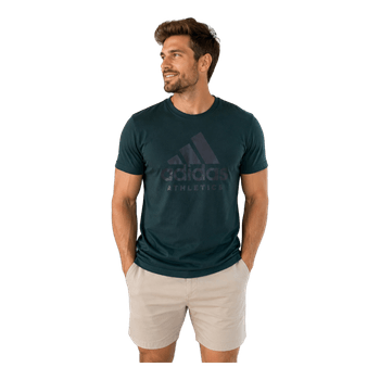 Green Adidas Athletics t-shirt