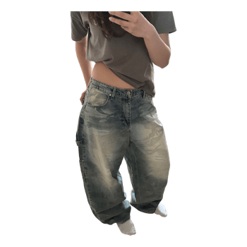 Camo jeans baggy streetwear