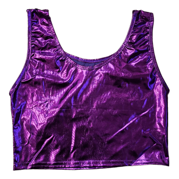 Purple crop top