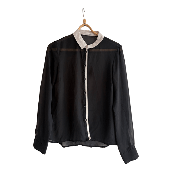 Only black blouse