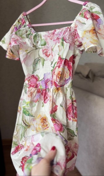 Next floral print spring/summer dress 100% cotton girls 10yrs