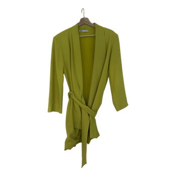 Zara lime blazer dress