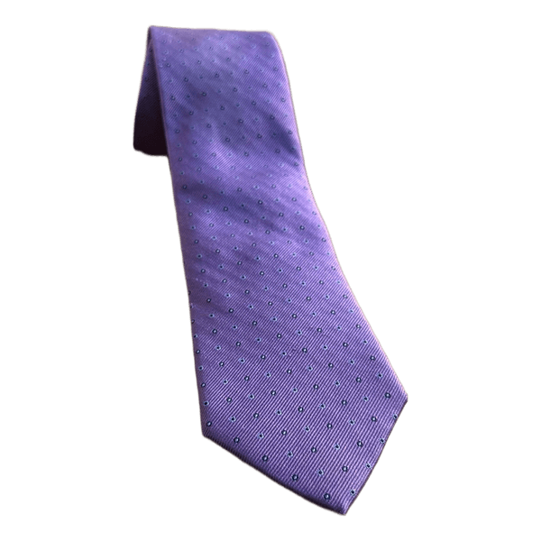 Purple A. Christensen silk tie