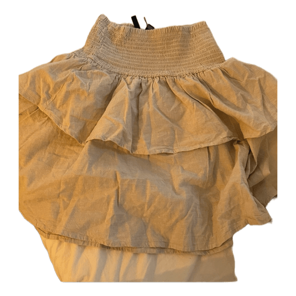 Beige smock skirt