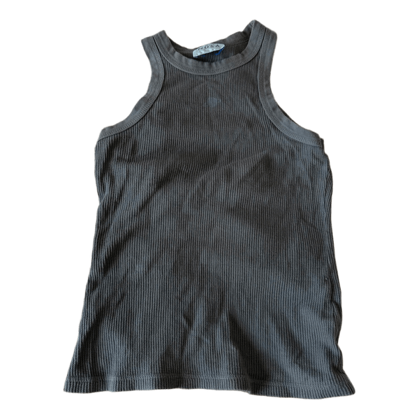 Planet nusa Grå ribbet tanktop