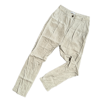 Beige trousers
