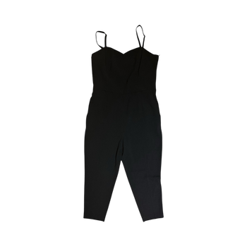 Black spaghetti strap jumpsuit