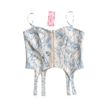 Shein Mod floral corset top