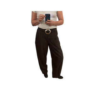 Wide leg trousers