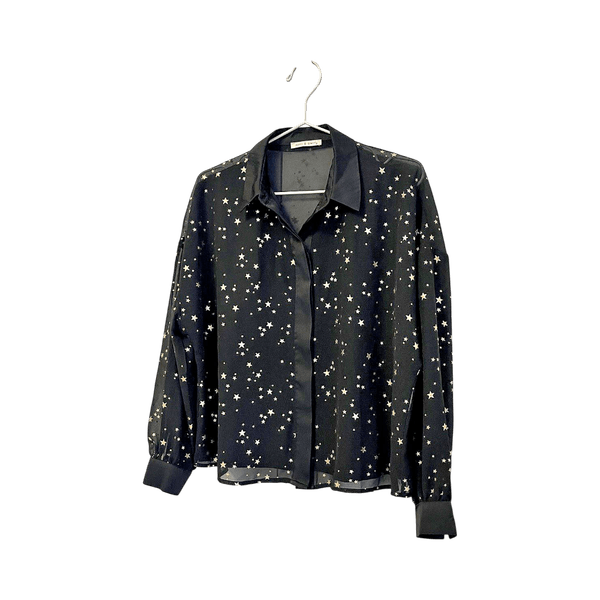Mint & Berry black star blouse