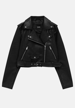 Faux leather jacket
