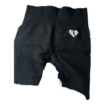 Black cycling shorts